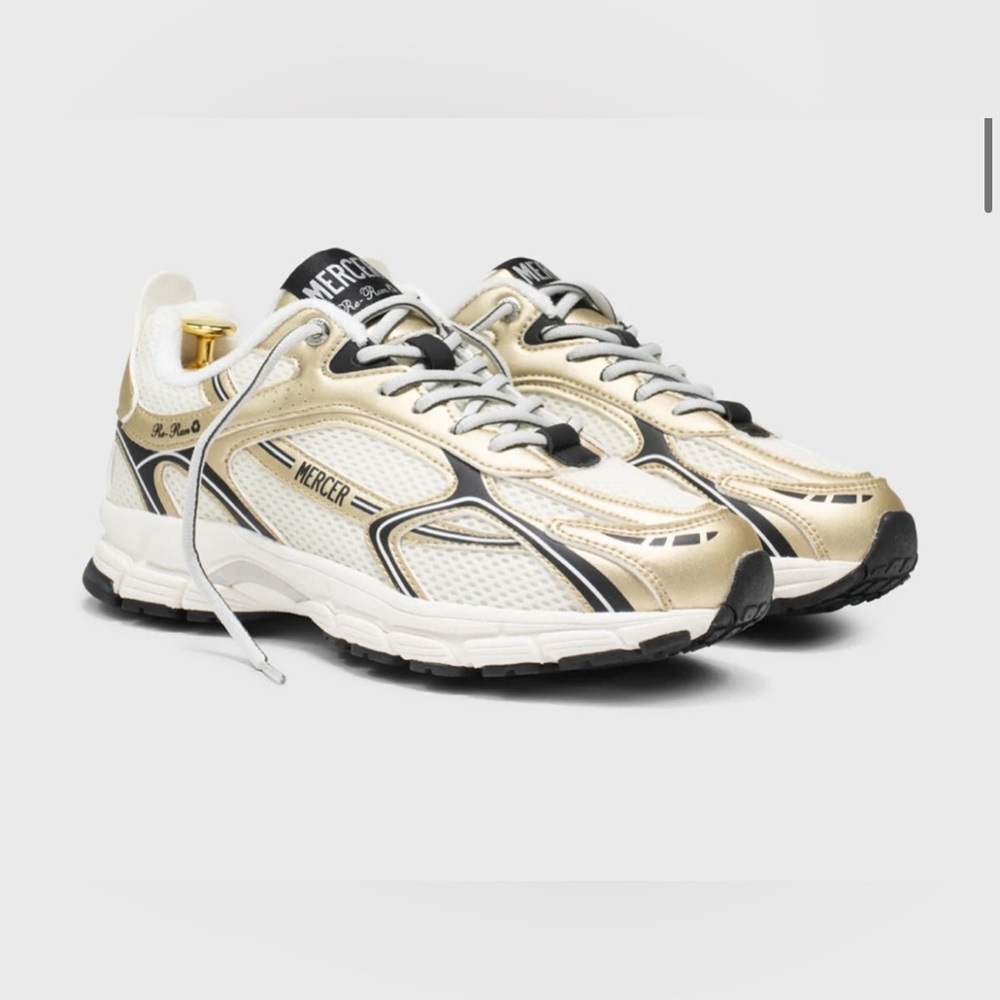 Mercer The Re-Run Speed in Gold Low Top Sneakers U.S. Size 7